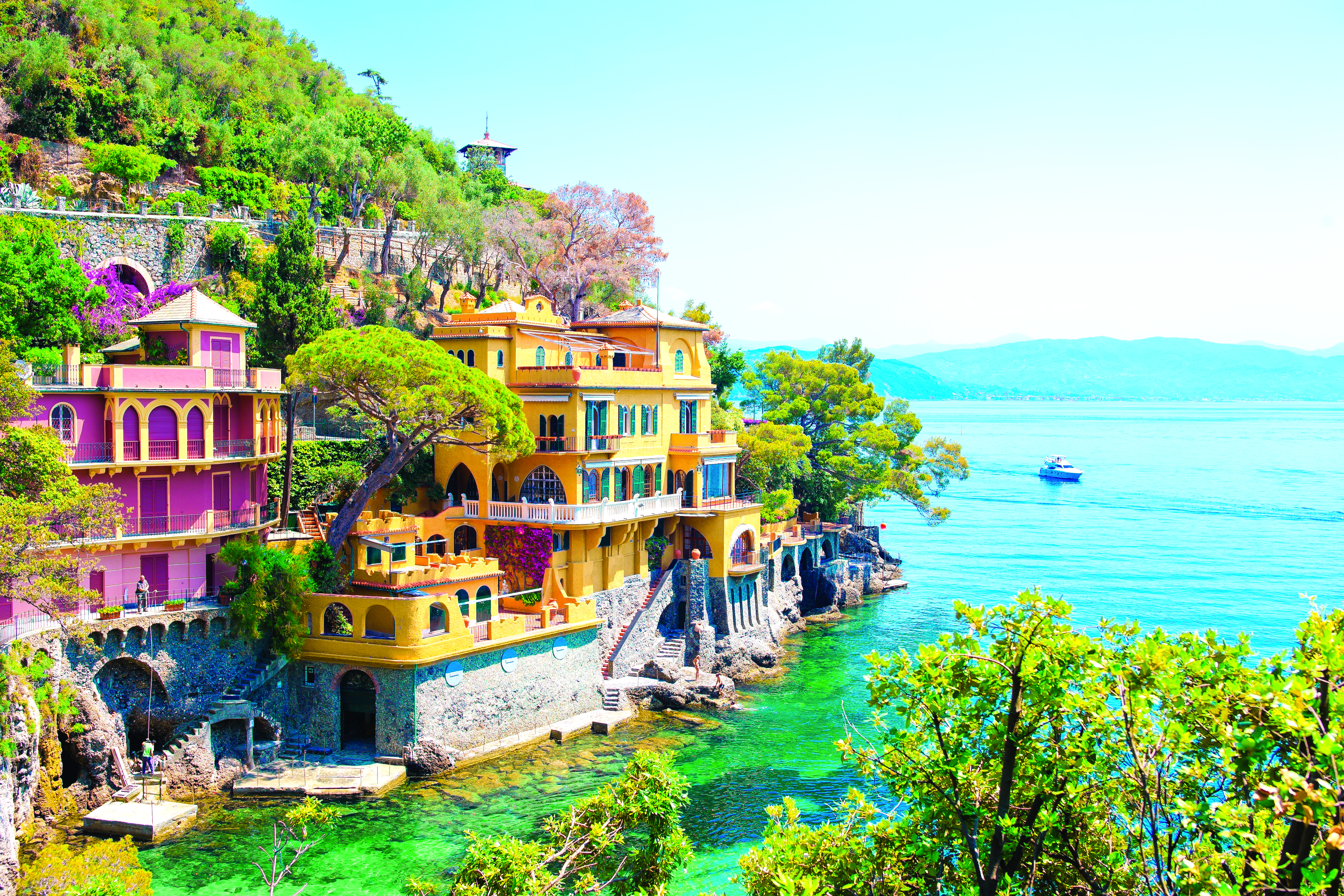 Italian Riviera of Flowers by Rail